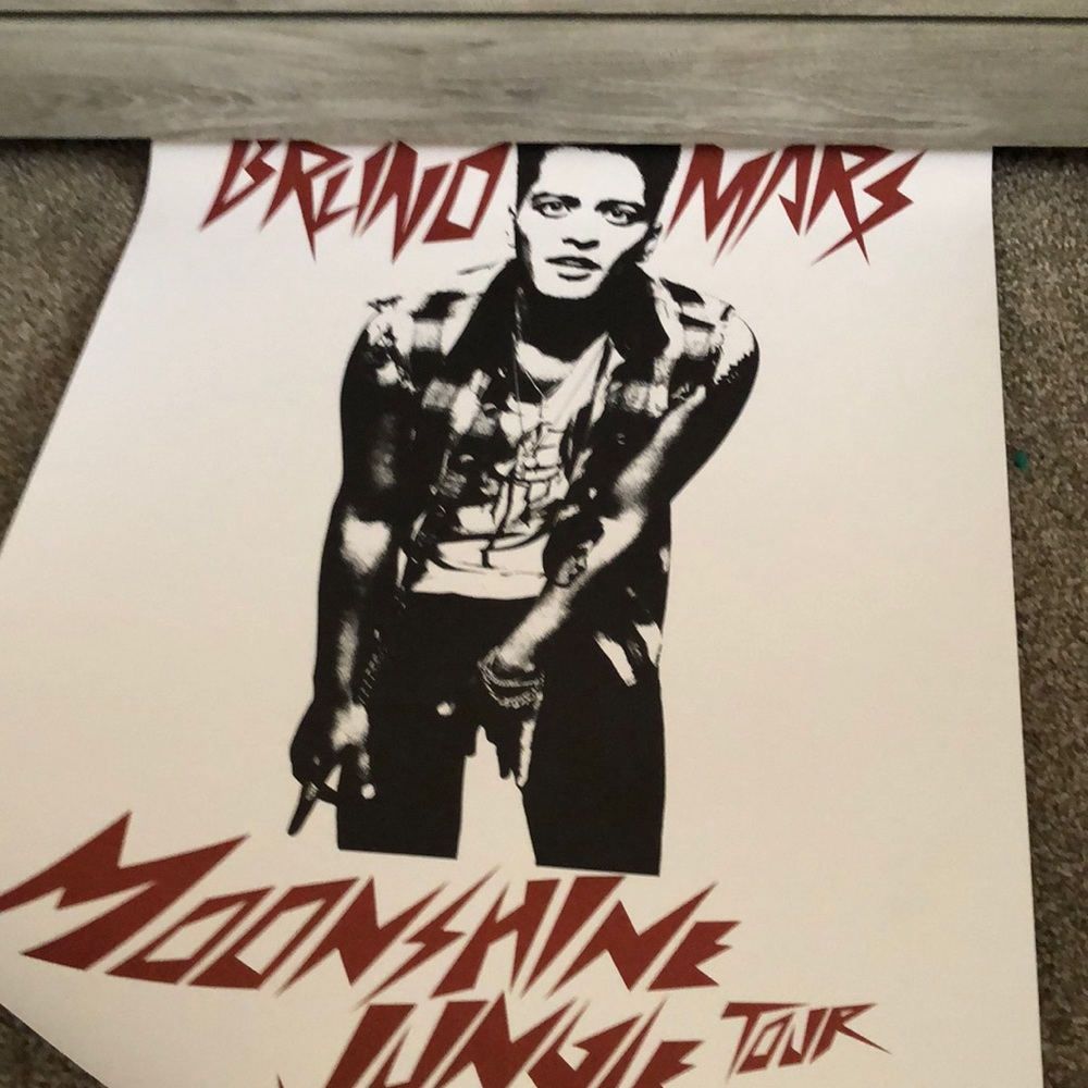 Bruno Mars Detroit Poster